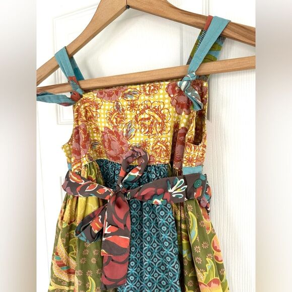 Matilda Jane Leona Dress You and Me Scottie Dog Apron Dress Size 4 - Picture 7 of 16